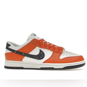 Size 6 Nike Dunk Low 'Starry Swoosh' Men Campfire Orange White